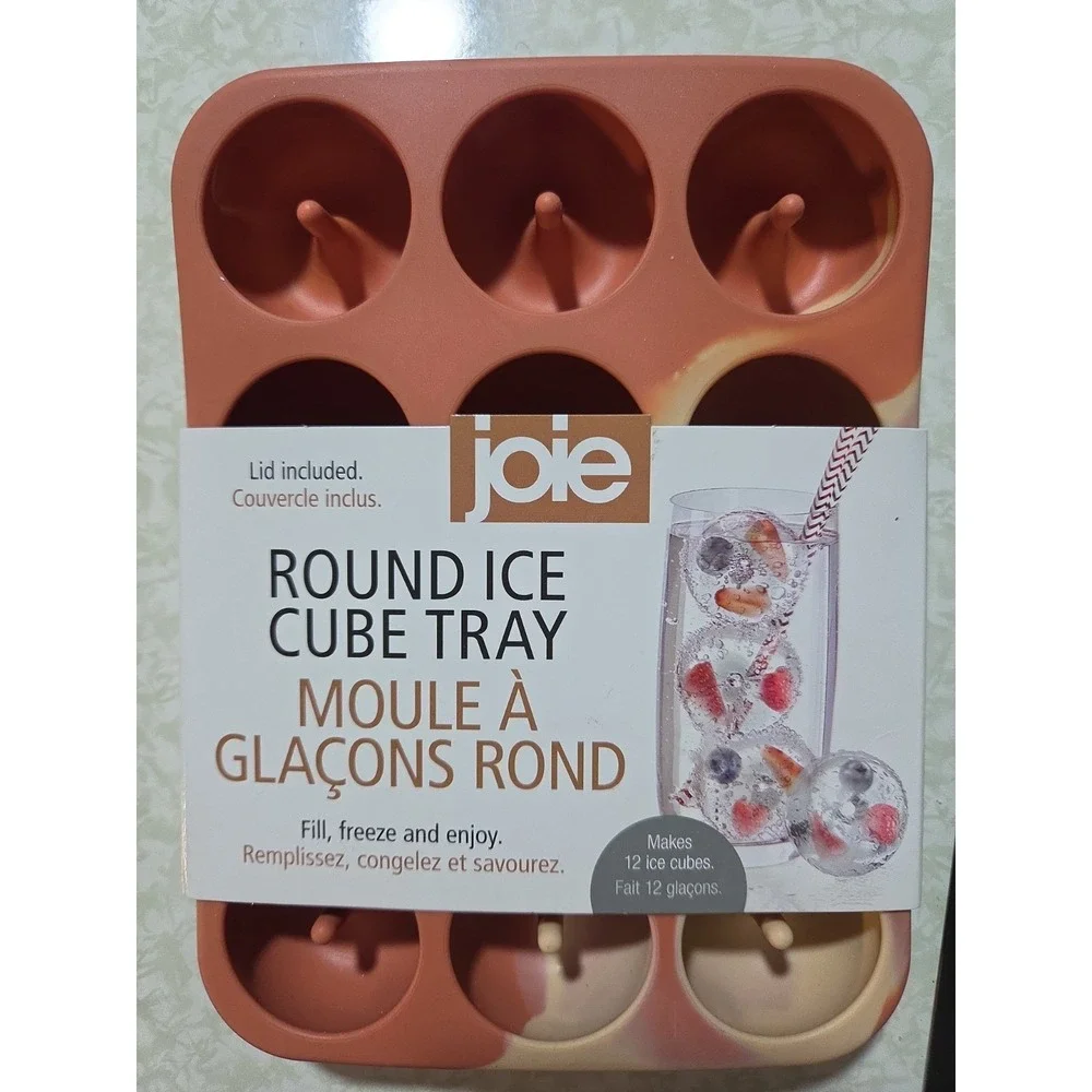 Round ice cube tray silicone